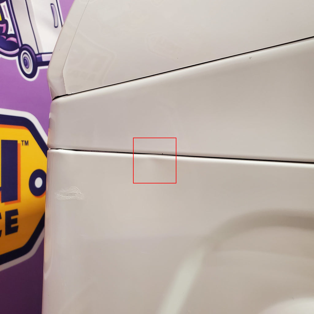 Samsung White Smart Electric 7.4 Cu. Ft. Dryer with Sensor Dry and Steam Sanitize+ 24SD10 - DVE52A5500W - Scratch & Dent (Minor)