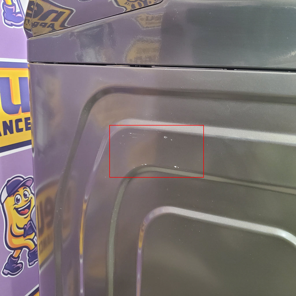 Samsung 7.4 Cu. Ft. Smart Electric Dryer with Steam Sanitize+ in Black 5SD258 - DVE55CG7100V - Scratch & Dent (Minor)