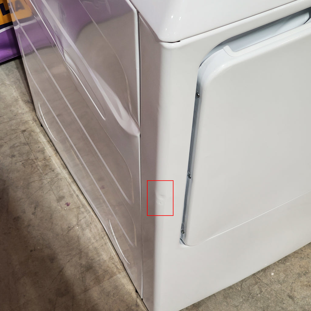 Hotpoint® 4.0 cu. ft. Capacity Washer with Cold Plus and Water Level Control HTW265ASWWW - Scratch & Dent (Moderate) and Hotpoint® 6.2 cu. ft. vented Electric Dryer with Auto Dry 16102 - HTX26EASWWW - Scratch & Dent (Moderate)