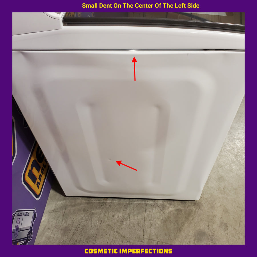 Maytag Top Load 4.8 cu ft Washer with Deep Fill and Slow-Close Glass Lid MVW6200KW - Scratch & Dent (Minor) and Maytag 7.0 cu ft Electric Dryer with Moisture Sensing and Quick Dry Cycle 16158 - MED6200KW - Scratch & Dent (Minor)