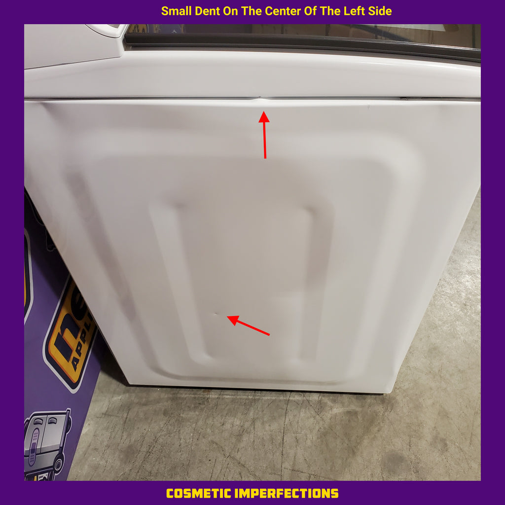 Pictures of Maytag Top Load 4.8 cu ft Washer with Deep Fill and Slow-Close Glass Lid MVW6200KW - Scratch & Dent (Minor) and Maytag 7.0 cu ft Electric Dryer with Moisture Sensing and Quick Dry Cycle 16158 - MED6200KW - Scratch & Dent (Minor) - Neu Appliance Outlet - Discount Appliance Outlet in Austin, Tx