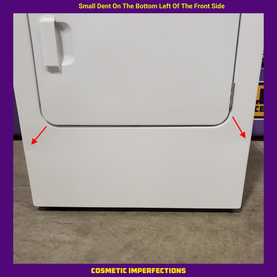 Maytag Top Load 4.8 cu ft Washer with Deep Fill and Slow-Close Glass Lid MVW6200KW - Scratch & Dent (Minor) and Maytag 7.0 cu ft Electric Dryer with Moisture Sensing and Quick Dry Cycle 16221 - MED6200KW - Scratch & Dent (Moderate)