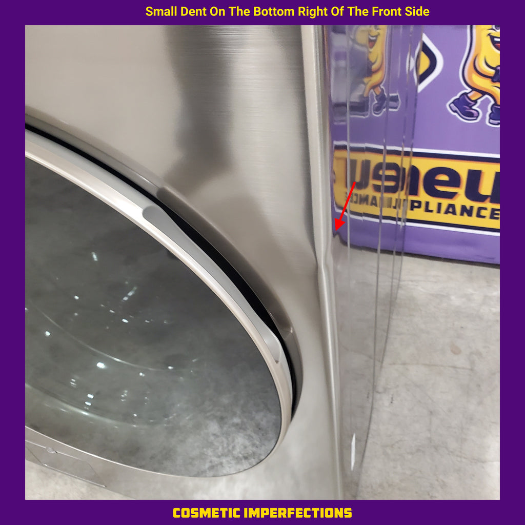 Pictures of LG Graphite Steel Front Load WashTower Single Unit with Center Controls 4.5 Cu. Ft. Washer and 7.4 Cu. Ft. Dryer 6SD129 - WKE100HVA - Scratch & Dent (Minor) - Neu Appliance Outlet - Discount Appliance Outlet in Austin, Tx