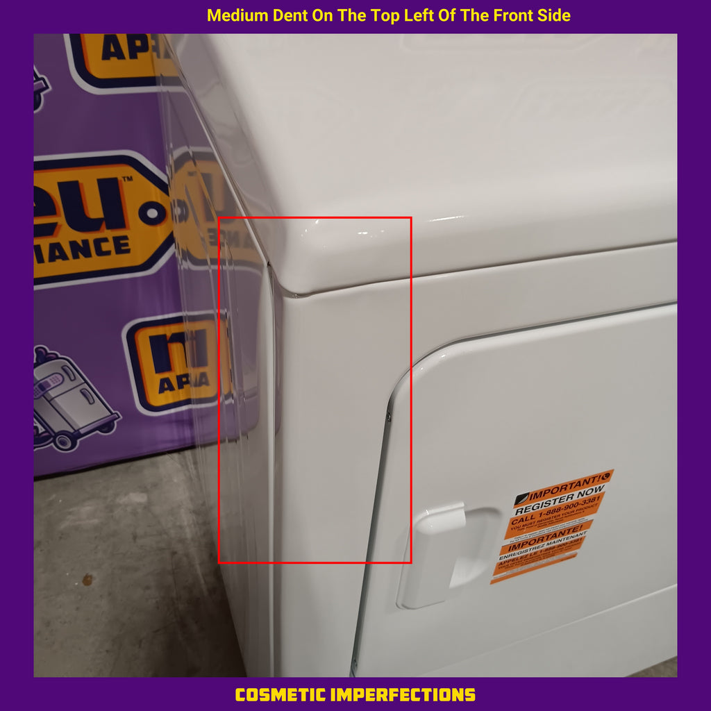 Maytag Top Load 4.8 cu ft Washer with Deep Fill and Slow-Close Glass Lid MVW6200KW - Scratch & Dent (Minor) and Maytag 7.0 cu ft Electric Dryer with Moisture Sensing and Quick Dry Cycle 16170 - MED6200KW - Scratch & Dent (Minor)