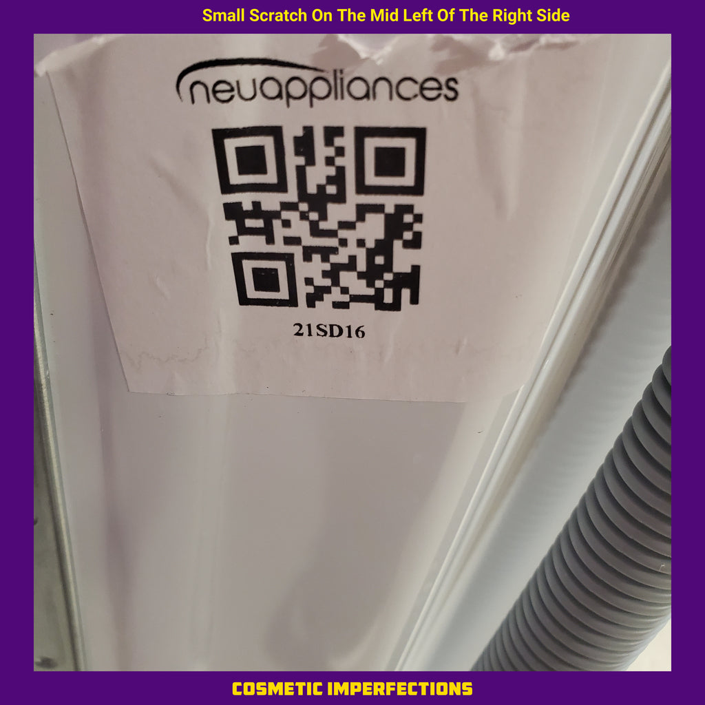 Pictures of LG 2.4 cu.ft. Compact Front Load Washer with Built-In Intelligence WM1455HWA - Open Box and LG 4.2 cu.ft. Smart wi-fi Enabled Compact Front Load Dryer with Dual Inverter HeatPump™ Technology 16214 - DLHC1455W - Scratch & Dent (Minor) - Neu Appliance Outlet - Discount Appliance Outlet in Austin, Tx