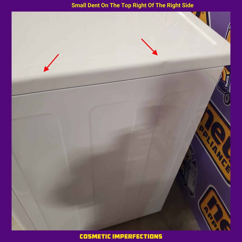 LG 7.4 cu. ft. ENERGY STAR Electric Vented Dryer with Sensor Dry and SmartThinQ Technology 6SD73 - DLE3400W - Scratch & Dent (Minor)