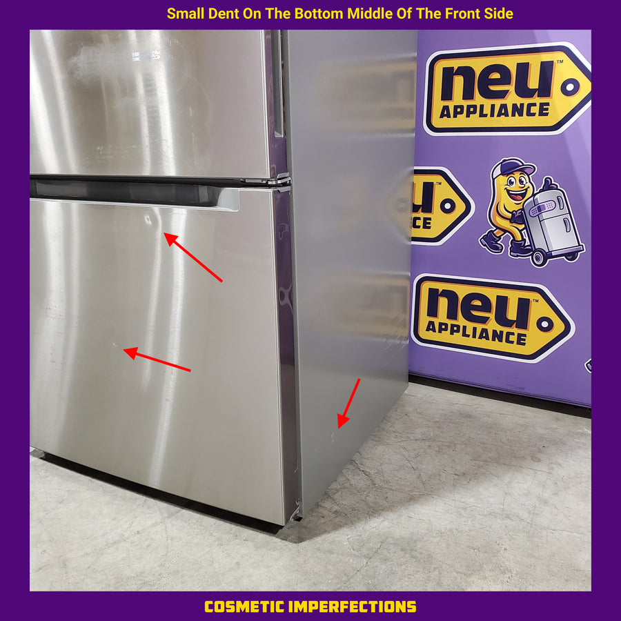 Vissani 18.7 cu. ft. Bottom Freezer Refrigerator in Stainless Steel 251311SD920 - MDBF18SS - Scratch & Dent (Major)