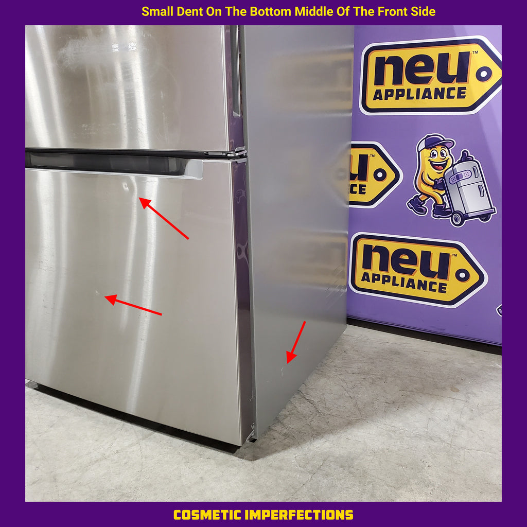 Vissani 18.7 cu. ft. Bottom Freezer Refrigerator in Stainless Steel 251311SD920 - MDBF18SS - Scratch & Dent (Major)