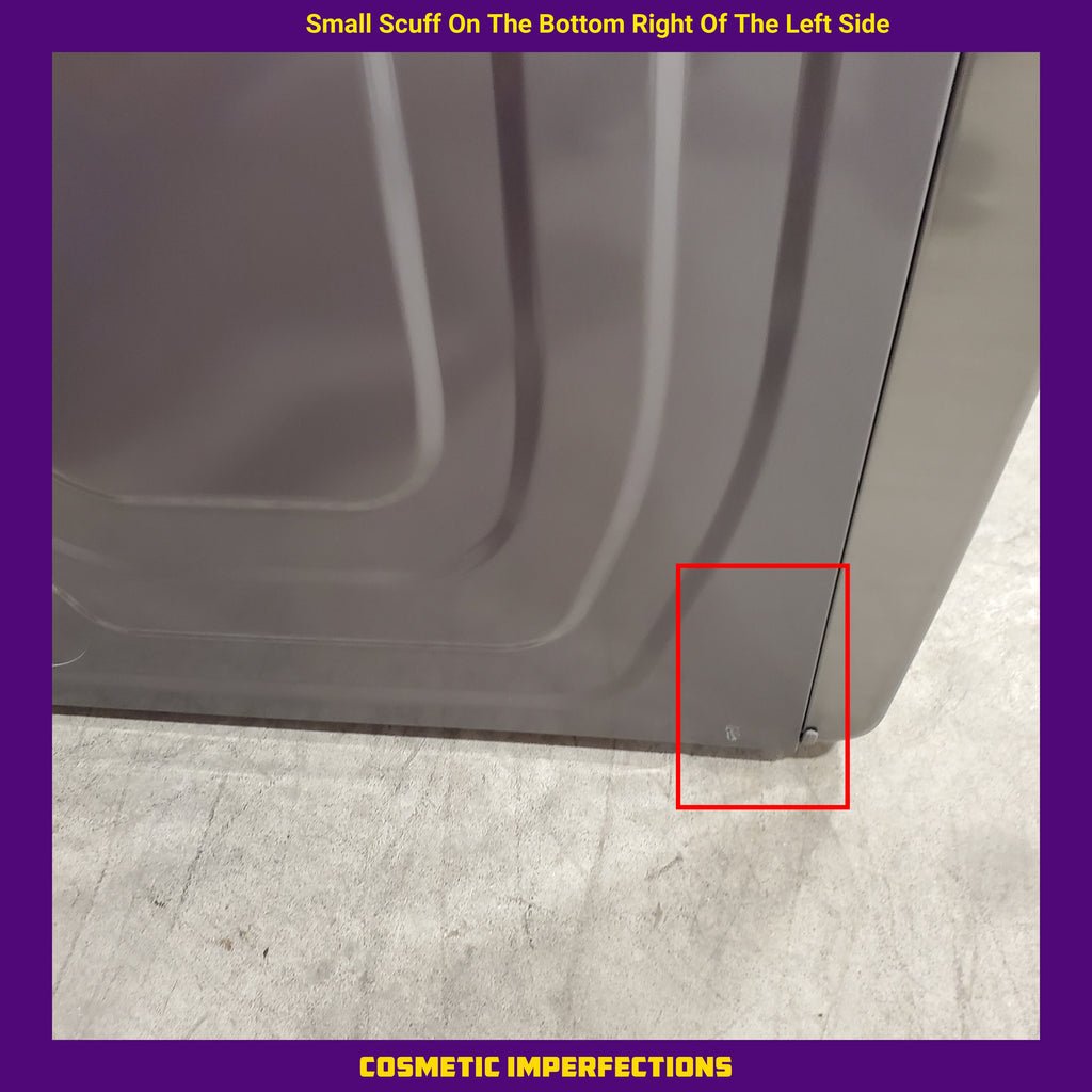 Samsung 4.5 cu. ft. Large Capacity Smart Front Load Washer with Super Speed Wash in Platinum WF45B6300AP - Scratch & Dent (Minor) and Samsung 7.5 cu. ft. Front Load Electric Dryer with Steam 16135 - DVE45B6300P - Scratch & Dent (Minor)