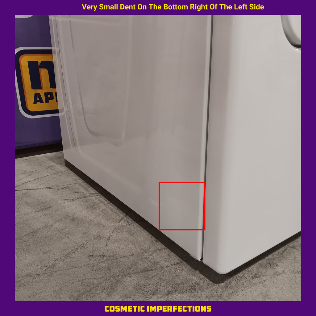 Pictures of Maytag Top Load 4.8 cu ft Washer with Deep Fill and Slow-Close Glass Lid MVW6200KW - Scratch & Dent (Minor) and Maytag 7.0 cu ft Electric Dryer with Moisture Sensing and Quick Dry Cycle 16159 - MED6200KW - Scratch & Dent (Minor) - Neu Appliance Outlet - Discount Appliance Outlet in Austin, Tx