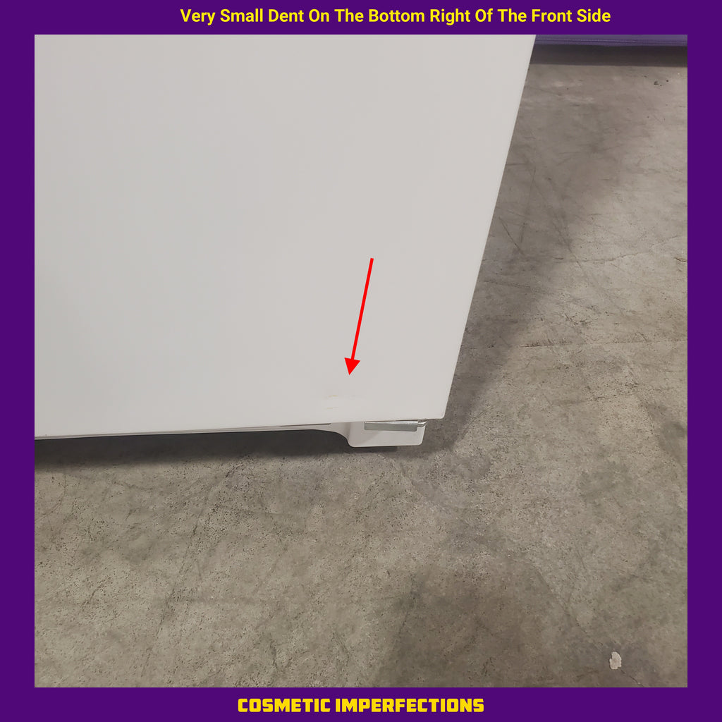 Whirlpool 33" Wide Top Freezer 20.5 cu ft Refrigerator with Ice Maker and Frameless Glass Shelves and Flexi-Slide Bin WRT311FZDW - Scratch & Dent (Minor)