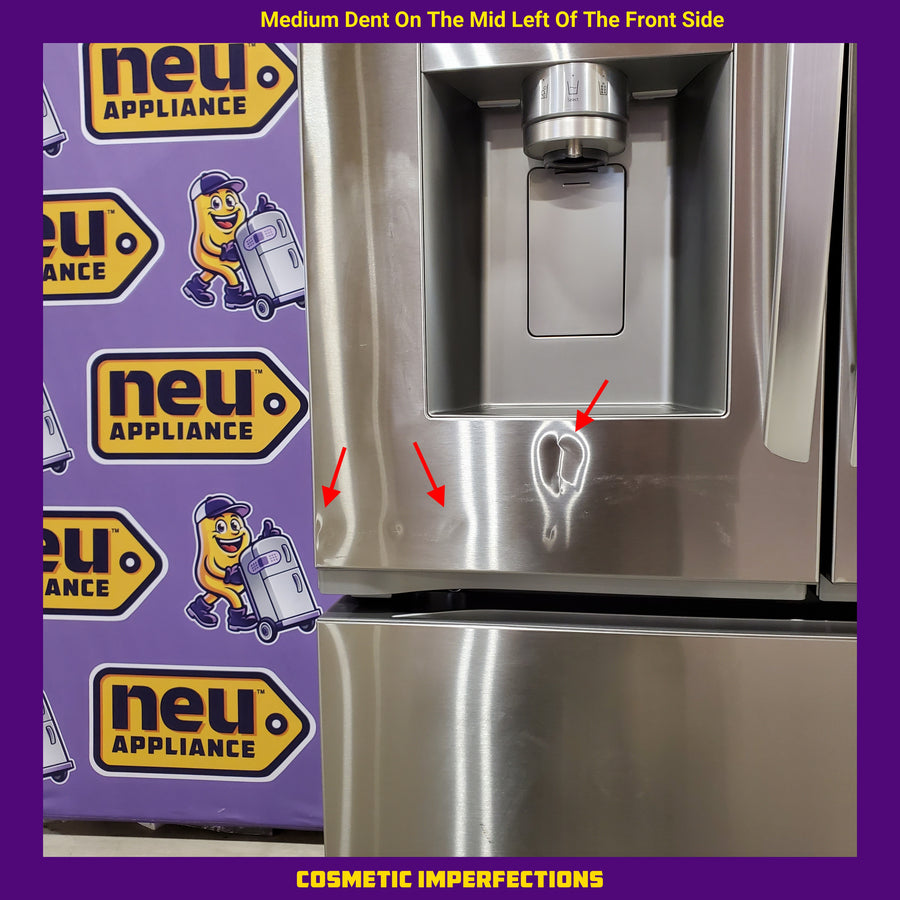 LG 26 cu. ft. Counter-Depth MAX™, French Door Refrigerator, with Craft Ice™ 31133SD120 - LRRXC2606S - Scratch & Dent (Major)