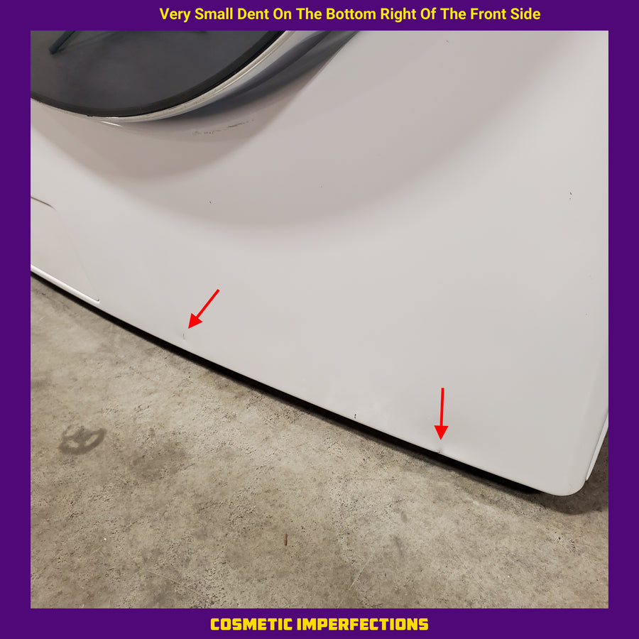 LG TurboWash 4.3 Cu. Ft. 12-Cycle High-Efficiency Steam Front-Loading Washer WM3570HWA - Scratch & Dent (Moderate) and LG 7.4 cu. ft. ENERGY STAR Electric Vented Dryer with Sensor Dry and SmartThinQ Technology 15036 - DLE3400W - Scratch & Dent (Minor)