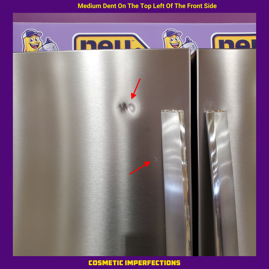 Pictures of Frigidaire Gallery 26 Cu. Ft. Standard-Depth 4-Door French Door Refrigerator in Fingerprint Resistant Stainless Steel 20534SD710 - GRMS2773AF - Scratch & Dent (Major) - Neu Appliance Outlet - Discount Appliance Outlet in Austin, Tx