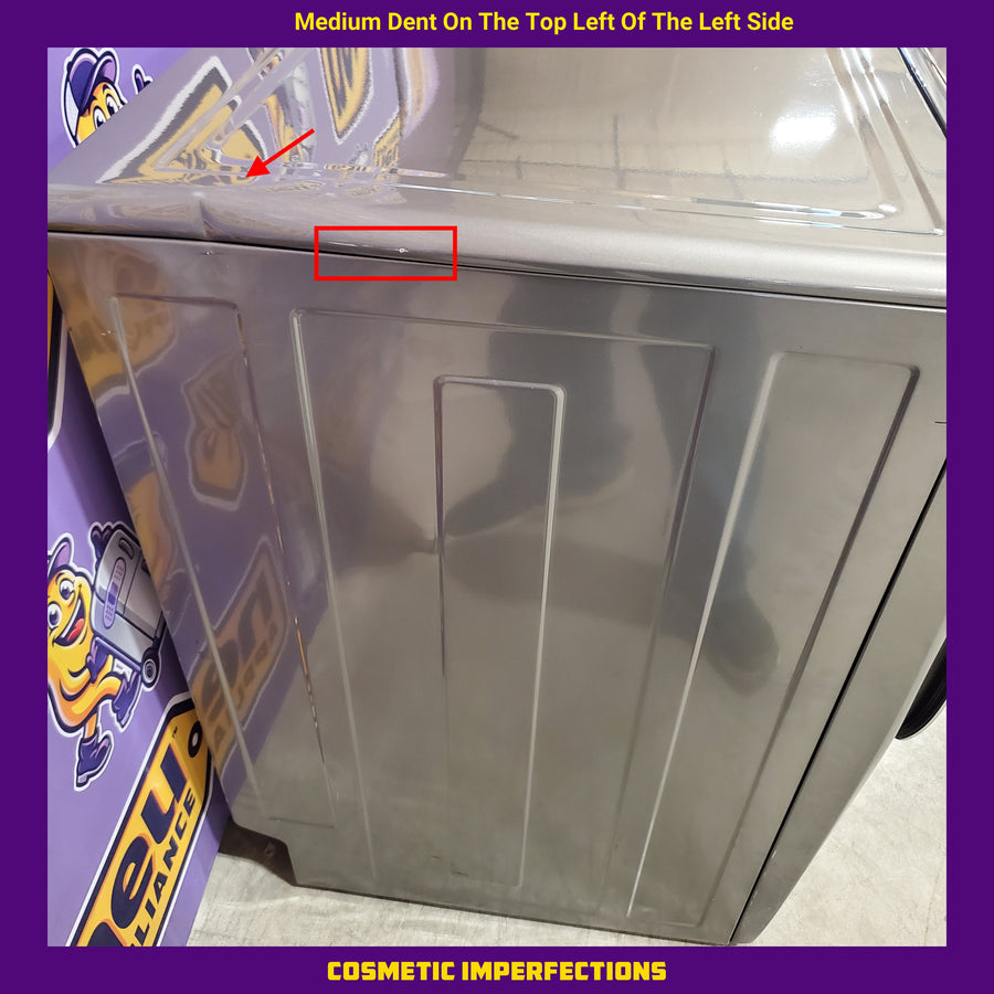 Electrolux Titanium Front Load 600 Series 4.5 Cu. Ft. Washer with Smartboost ELFW7637AT - Scratch & Dent (Moderate) and Electrolux 8 cu. ft. vented Front Load Stackable 600 Series Electric Dryer with LuxCare Dry 16248 - ELFE7637AT - Scratch & Dent (Minor)
