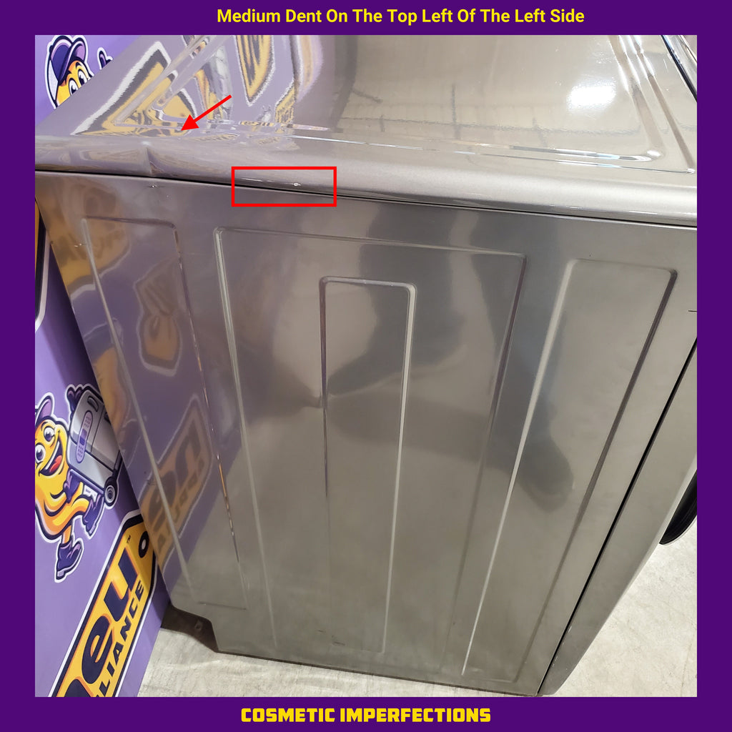 Electrolux Titanium Front Load 600 Series 4.5 Cu. Ft. Washer with Smartboost ELFW7637AT - Scratch & Dent (Moderate) and Electrolux 8 cu. ft. vented Front Load Stackable 600 Series Electric Dryer with LuxCare Dry 16248 - ELFE7637AT - Scratch & Dent (Minor)