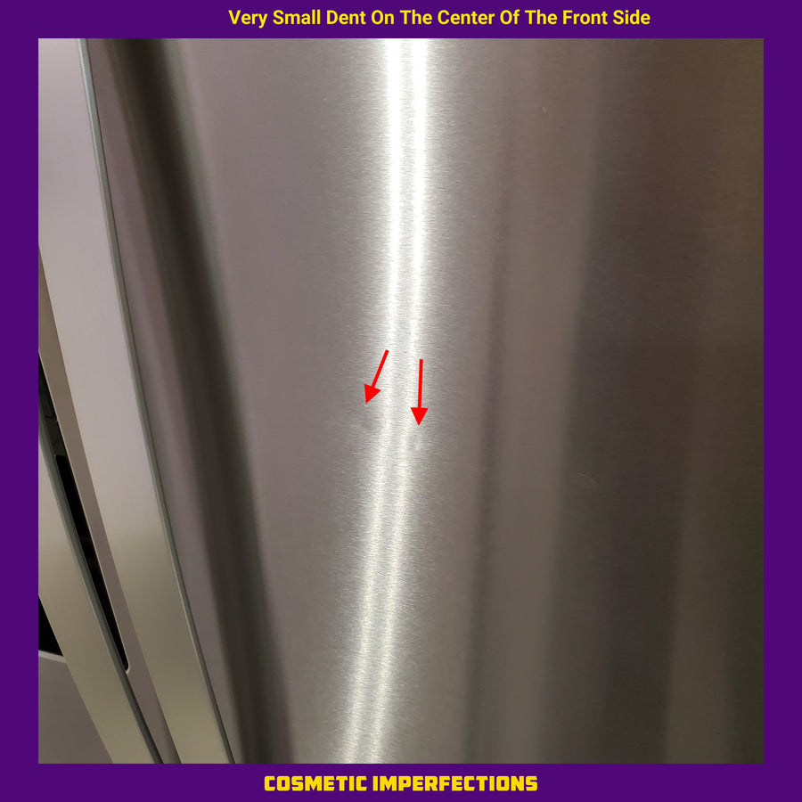 Whirlpool 33 Inch Wide Side by Side 21 Cu. Ft. Refrigerator with Can Caddy and Frameless Glass Shelves in Fingerprint Resistant Stainless Steel 31134SD212 - WRS321SDHZ - Scratch & Dent (Moderate)