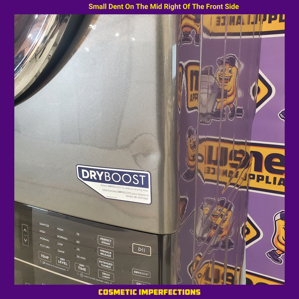 Pictures of Electrolux Titanium 600 Series Laundry Tower Single Unit 4.5 cu ft Washer & 8 cu ft Electric Dryer 25136SD612 - ELTE7600AT - Scratch & Dent (Minor) - Neu Appliance Outlet - Discount Appliance Outlet in Austin, Tx