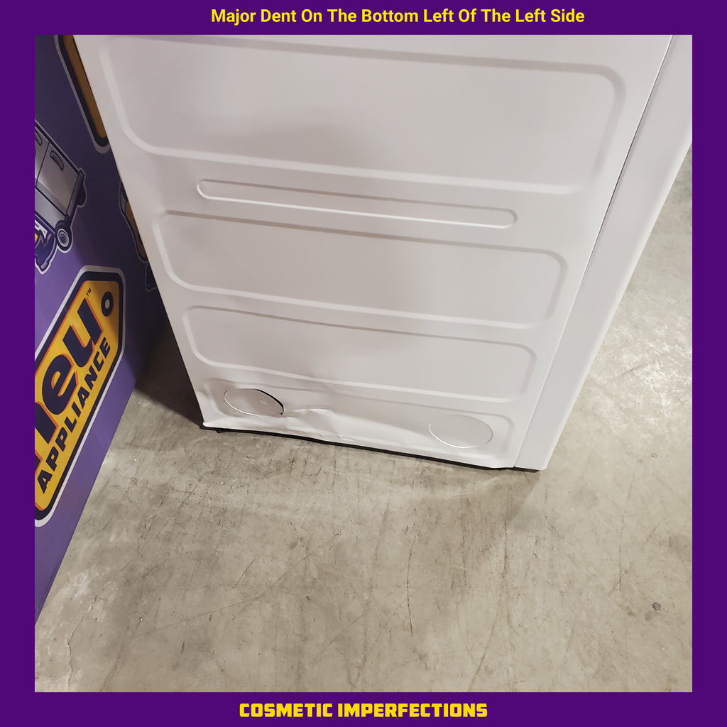 Hotpoint® 4.0 cu. ft. Capacity Washer with Cold Plus and Water Level Control HTW265ASWWW - Scratch & Dent (Minor) and Hotpoint® 6.2 cu. ft. vented Electric Dryer with Auto Dry 16145 - HTX26EASWWW - Certified Refurbished