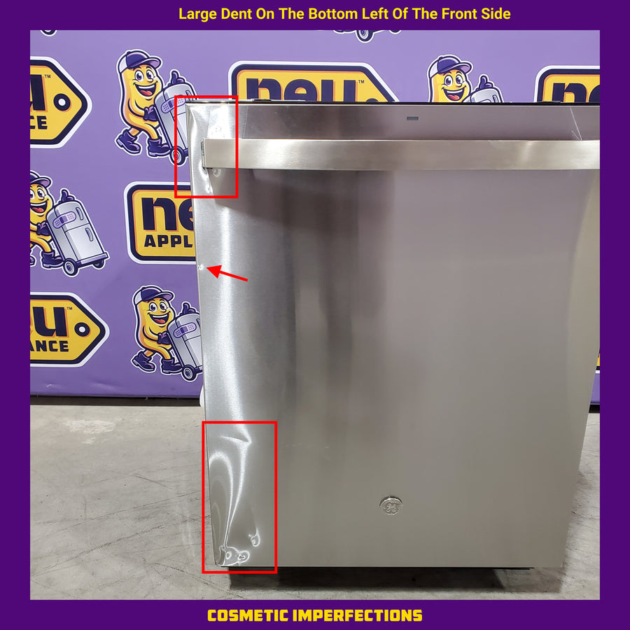 GE ENERGY STAR Fingerprint Resistant Top Control with Stainless Steel Interior Dishwasher with Sanitize Cycle 25137SD720 - GDT650SYVFS - Scratch & Dent (Major)