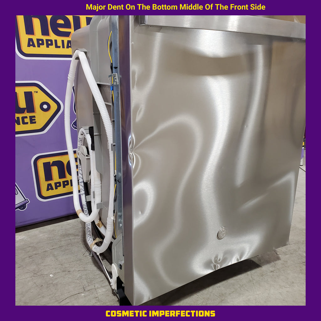 Pictures of GE Top Control Built-In Plastic Tub Dishwasher with Sanitize Cycle and 52 dBA in Stainless Steel 25137SD719 - GDT550PYRFS - Scratch & Dent (Major) - Neu Appliance Outlet - Discount Appliance Outlet in Austin, Tx