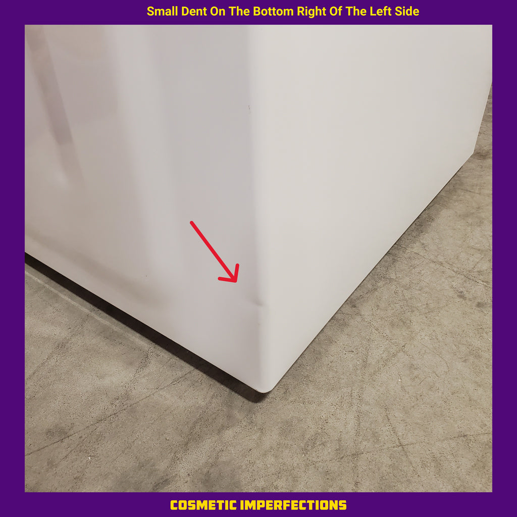 Pictures of Maytag Top Load 4.8 cu ft Washer with Deep Fill and Slow-Close Glass Lid MVW6200KW - Scratch & Dent (Minor) and Maytag 7.0 cu ft Electric Dryer with Moisture Sensing and Quick Dry Cycle 16160 - MED6200KW - Scratch & Dent (Minor) - Neu Appliance Outlet - Discount Appliance Outlet in Austin, Tx