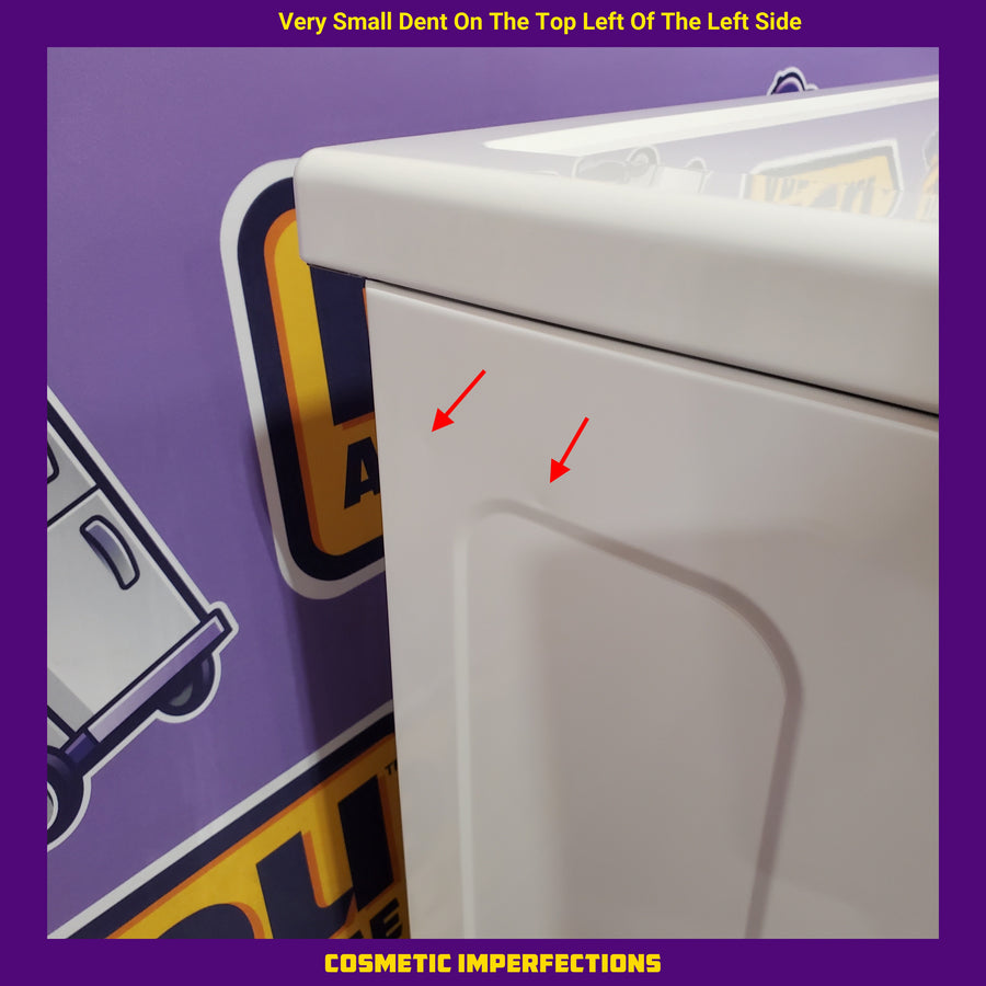 LG 4.5 cu. ft. Front Load Washer with Steam and Built-In Intelligence in White WM4000HWA - Scratch & Dent (Minor) and LG 7.4 cu. ft. Front Load Electric Dryer with TurboSteam and Sensor Dry Technology in White 16237 - DLEX4000W - Scratch & Dent (Moderate)