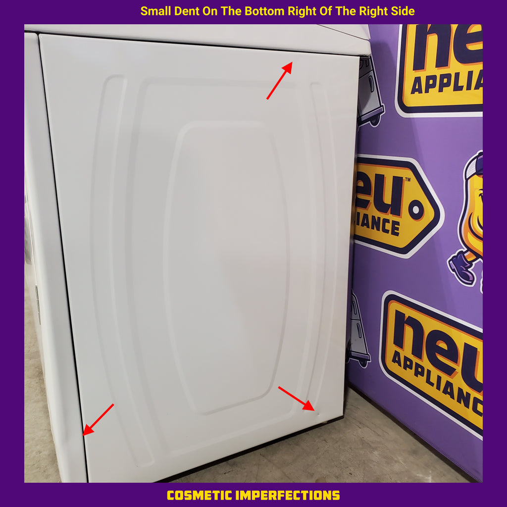 Pictures of Maytag 7.0 cu ft Electric Dryer with Moisture Sensing and Quick Dry Cycle 30132SD59 - MED6200KW - Scratch & Dent (Moderate) - Neu Appliance Outlet - Discount Appliance Outlet in Austin, Tx