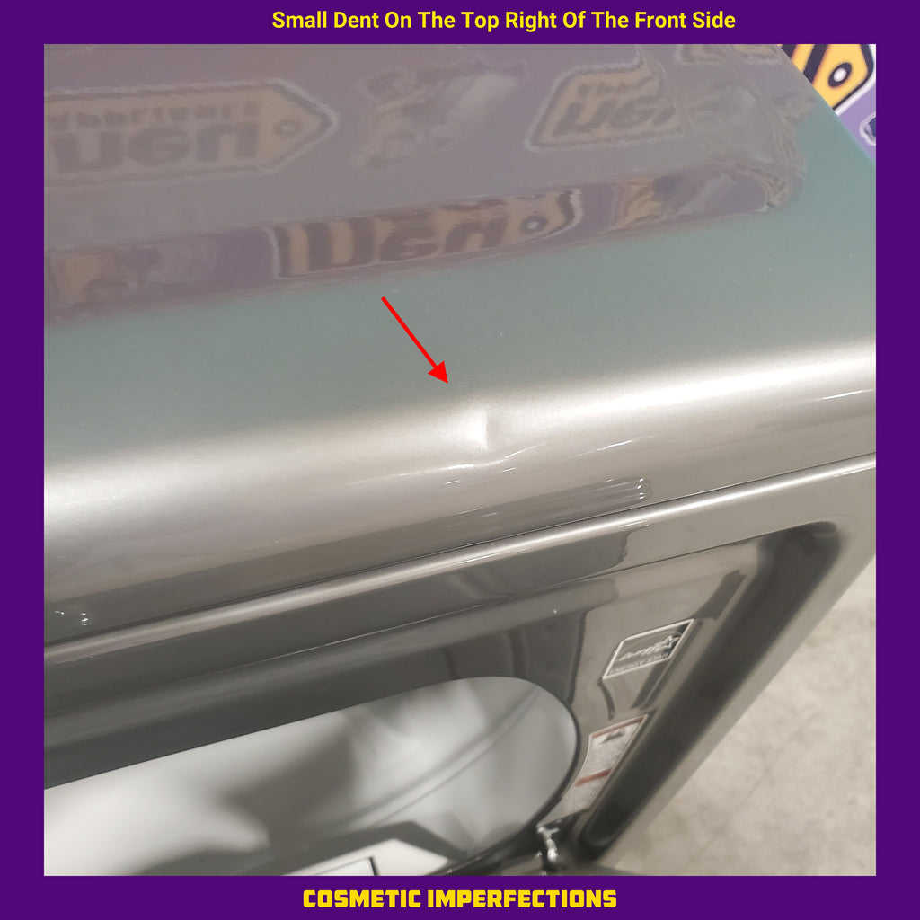 Pictures of Whirlpool Chrome Shadow Top Load 5.2 Cu. Ft. Washer with Removable Agitator WTW8127LC and Whirlpool Chrome Shadow Electric 7.4 Cu. Ft. Dryer with Moisture Sensor WED8127LC - Scratch and Dent Minor - Neu Appliance Outlet - Discount Appliance Outlet in Austin, Tx