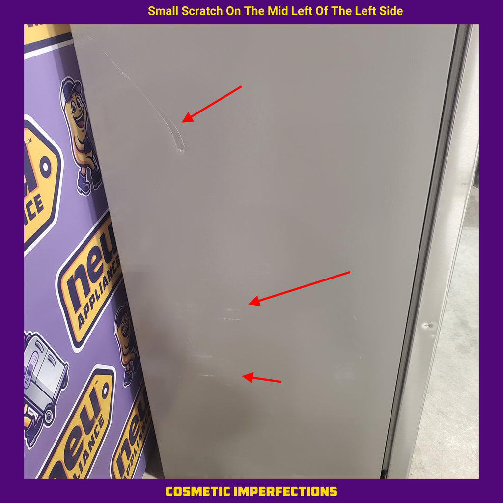 Whirlpool 33 Inch Wide Side by Side 21 Cu. Ft. Refrigerator with Can Caddy and Frameless Glass Shelves in Fingerprint Resistant Stainless Steel 5SD194 - WRS321SDHZ - Scratch and Dent (Moderate)