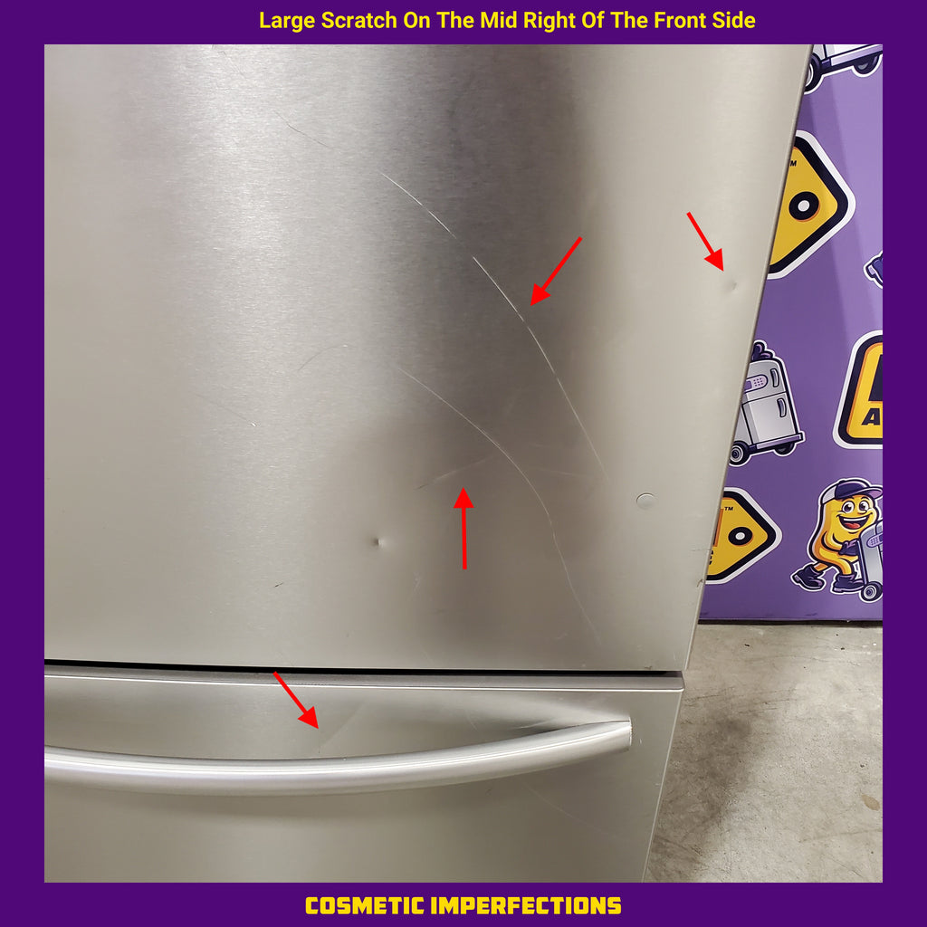 Mora 17.2 cu. ft. Counter Depth Bottom Freezer Refrigerator with LED Interior Lighting 30134SD205 - MRB172N6ASE - Scratch & Dent (Moderate)