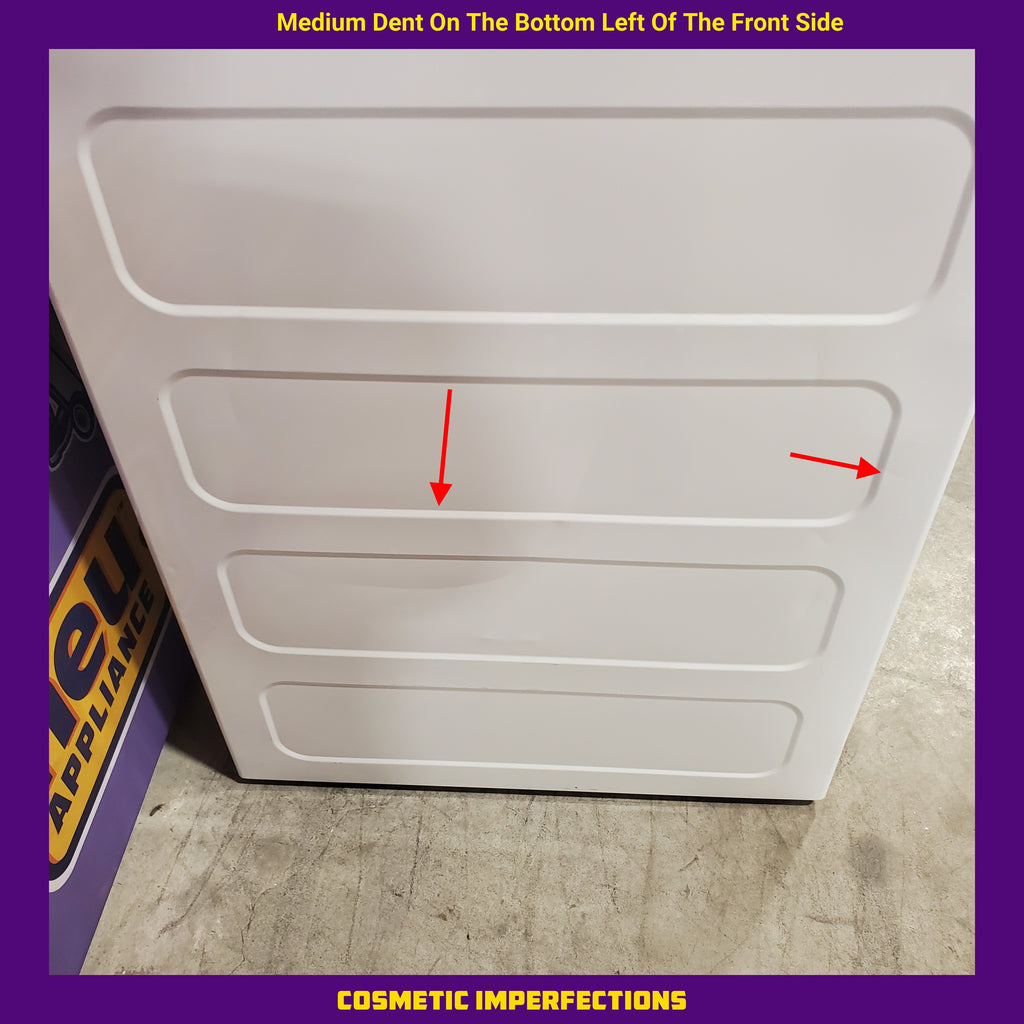 Hotpoint White Top Load 3.8 Cu. Ft. Washer with Stainless Steel Wash Basket 1CR05172 - HTW200ASKWW - Certified Refurbished