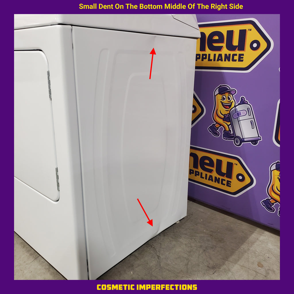 Pictures of Maytag Top Load 4.8 cu ft Washer with Deep Fill and Slow-Close Glass Lid MVW6200KW - Scratch & Dent (Minor) and Maytag 7.0 cu ft Electric Dryer with Moisture Sensing and Quick Dry Cycle 30132SD82 - MED6200KW - Scratch & Dent (Minor) - Neu Appliance Outlet - Discount Appliance Outlet in Austin, Tx