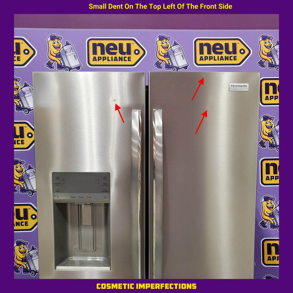 Frigidaire Gallery 28 Cu. Ft. Standard-Depth French Door Refrigerator in Stainless Steel 22131SD93 - GRFS2853AFL - Scratch & Dent (Minor)