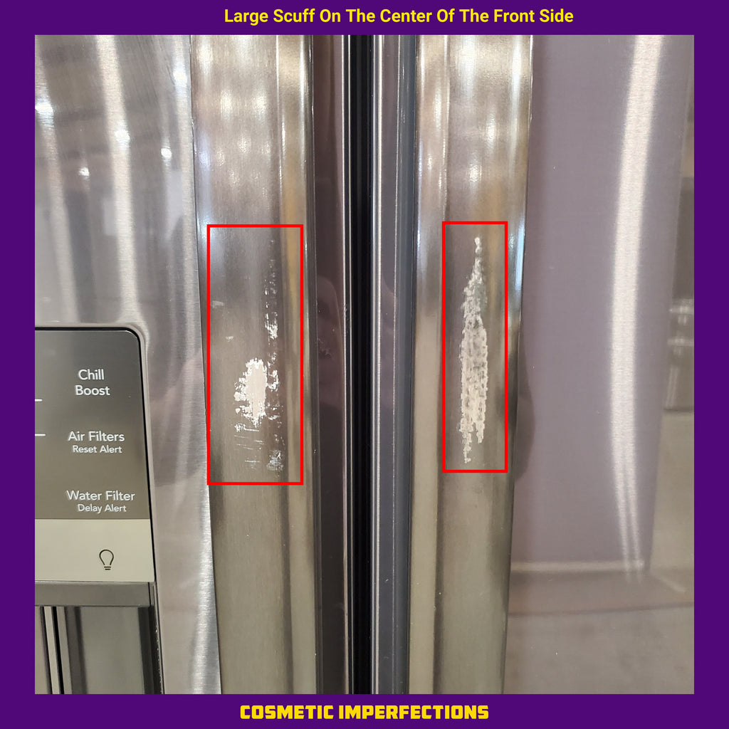 Pictures of Frigidaire Gallery 22 Cu. Ft. Counter-Depth 4-Door French Door Refrigerator 20232SD587 - GRMC2273CD - Scratch & Dent (Major) - Neu Appliance Outlet - Discount Appliance Outlet in Austin, Tx