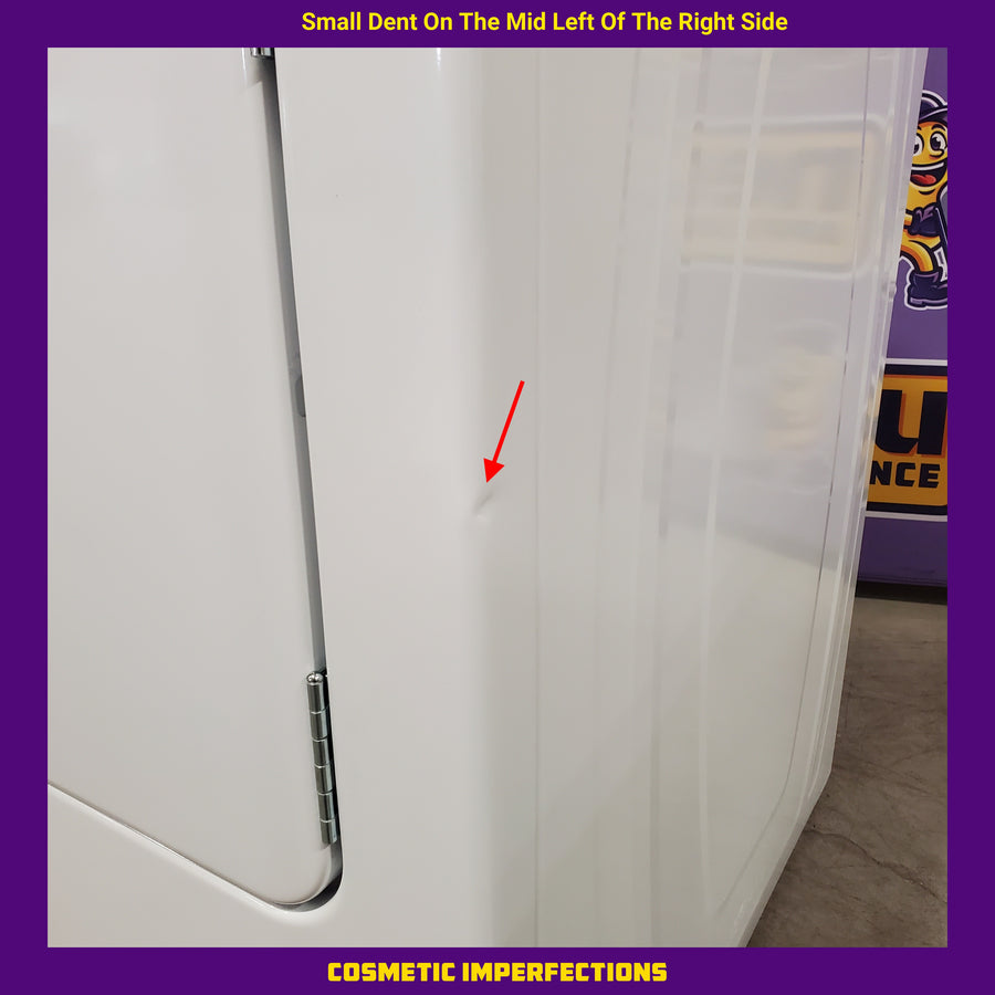 MayTag 7.0 cu. ft. Top Load Electric Wrinkle Prevent Dryer 22133SD201 - MED4500MW - Scratch & Dent (Minor)