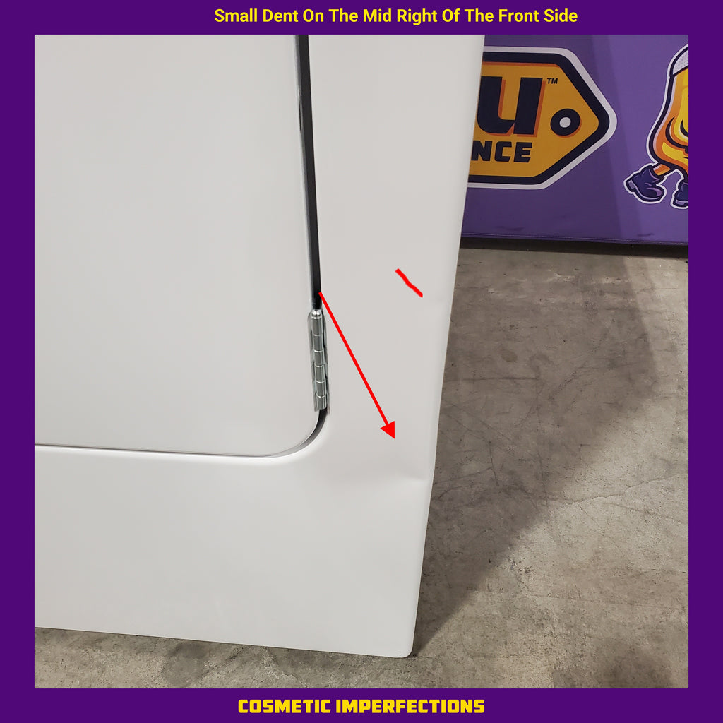 Whirlpool® 7.0 Cu. Ft. Electric Dryer with Moisture Sensor and Steam Refresh Cycle 24SD008 - WED6150PW - Scratch & Dent (Minor)