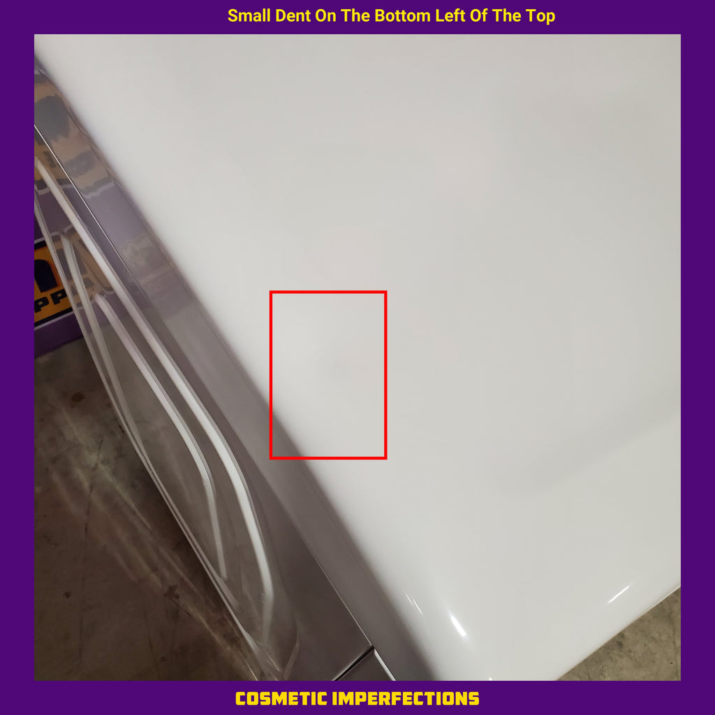 Pictures of Samsung 4.4 cu. ft. Top Load Washer with ActiveWave™ Agitator and Soft-Close Lid in White WA44A3205AW Open Box and Samsung 7.2 cu. ft. Gas Dryer with Sensor Dry in White DVG45T3200W - Scratch & Dent (Minor) - Neu Appliance Outlet - Discount Appliance Outlet in Austin, Tx