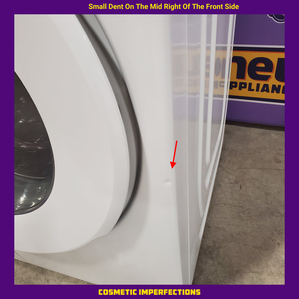 Pictures of Samsung 4.5 cu. ft. ENERGY STAR Front Load Washer with Vibration Reduction WF45T6000AW - Scratch & Dent (Minor) and Samsung 7.5 cu. ft. Front Load Electric Dryer with Smart Care in White 16142 - DVE45T6000W - Open Box - Neu Appliance Outlet - Discount Appliance Outlet in Austin, Tx