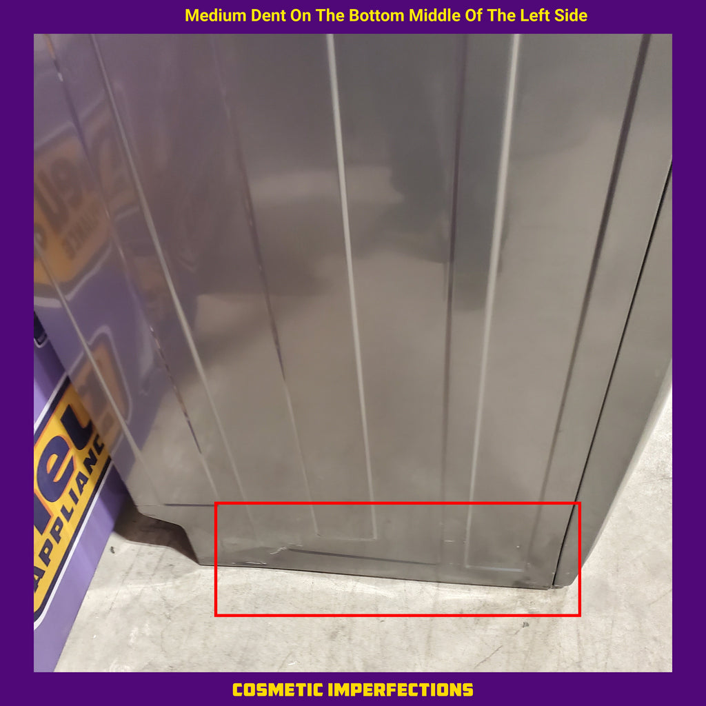 Electrolux Titanium Front Load 600 Series 4.5 Cu. Ft. Washer with Smartboost ELFW7637AT - Scratch & Dent (Minor) and Electrolux 8 cu. ft. vented Front Load Stackable 600 Series Electric Dryer with LuxCare Dry 16098 - ELFE7637AT - Scratch & Dent (Moderate)