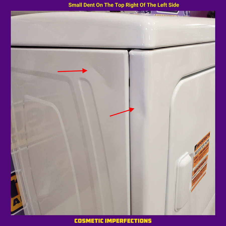 Maytag Top Load 4.8 cu ft Washer with Deep Fill and Slow-Close Glass Lid MVW6200KW - Scratch & Dent (Minor) and Maytag 7.0 cu ft Electric Dryer with Moisture Sensing and Quick Dry Cycle 16190 - MED6200KW - Scratch & Dent (Moderate)