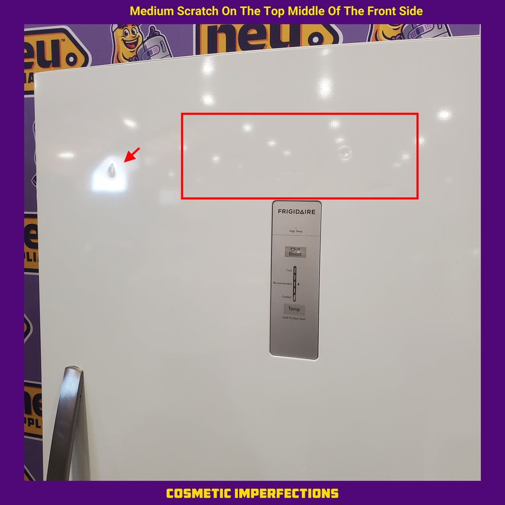 Frigidaire 20 Cu. Ft. Energy Star Garage Ready Single-Door Refrigerator in White 3SD1094 - FRAE2024AW - Scratch & Dent (Moderate)