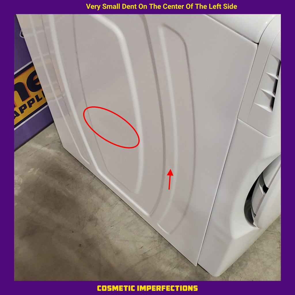 Whirlpool White Closet Depth Front Load 4.3 Cu. Ft. Washer with Intuitive Controls WFW560CHW - Scratch & Dent (Minor) and Whirlpool 7.4 cu. ft. Front Load Electric Dryer with Advanced Moisture Sensing WED5605MW - New in Box