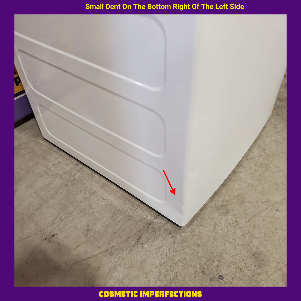 Hotpoint® 4.0 cu. ft. Capacity Washer with Cold Plus and Water Level Control HTW265ASWWW - Scratch & Dent (Minor) and Hotpoint® 6.2 cu. ft. vented Electric Dryer with Auto Dry 16143 - HTX26EASWWW - Scratch & Dent (Minor)