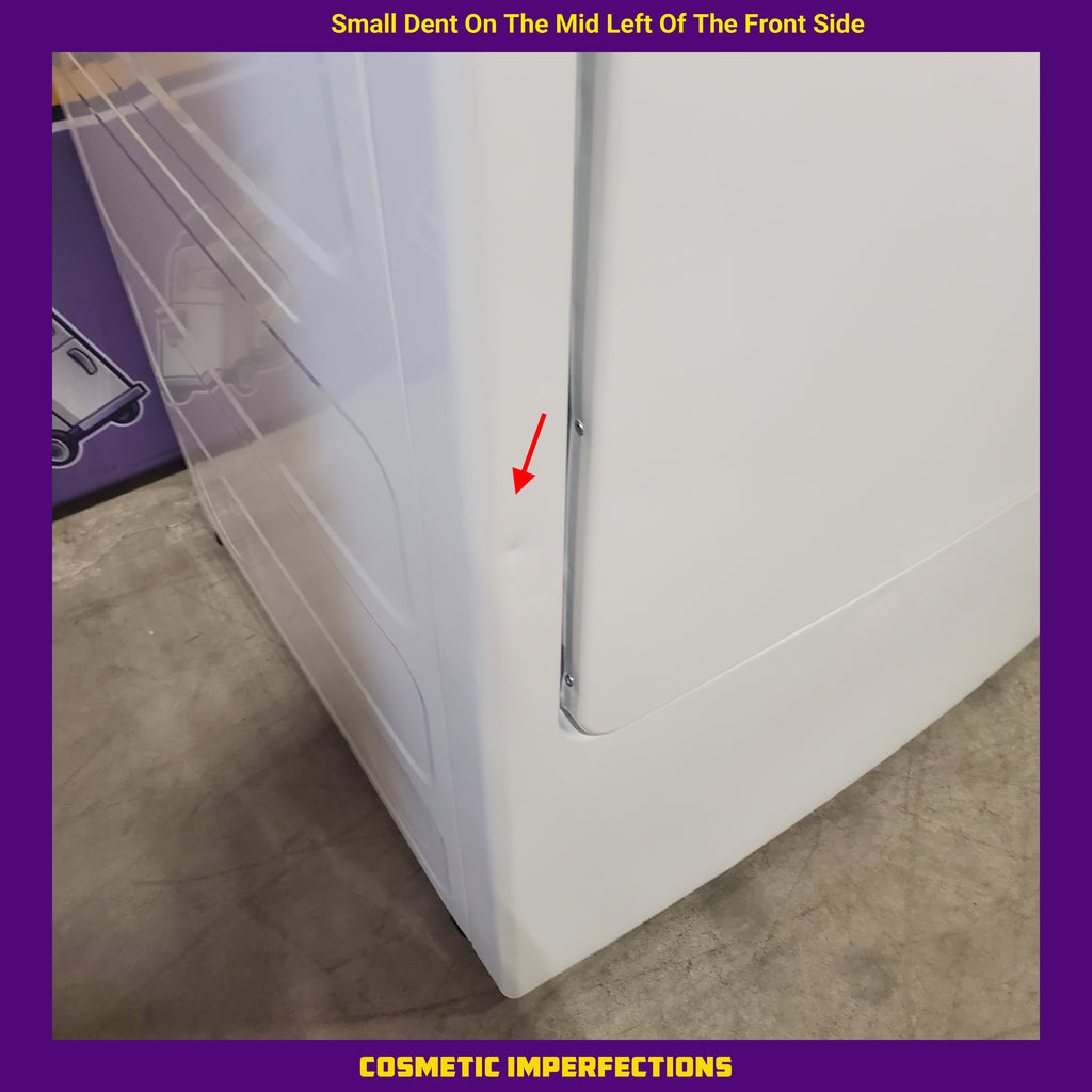 Hotpoint® 4.0 cu. ft. Capacity Washer with Cold Plus and Water Level Control HTW265ASWWW - Scratch & Dent (Minor) and Hotpoint® 6.2 cu. ft. vented Electric Dryer with Auto Dry 16146 - HTX26EASWWW - Scratch & Dent (Minor)