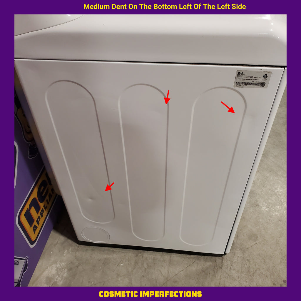 Pictures of LG 7.3 cu. ft. Ultra Large High Efficiency Electric Dryer in White 1CR05075 - DLE7000W - Certified Refurbished - Neu Appliance Outlet - Discount Appliance Outlet in Austin, Tx