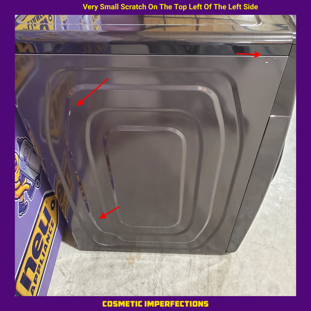 Samsung Frontload Brushed Black7.5 Cu. Ft.  Electric Dryer with Sensor Dry 5SD260 - DVE45T6000V Scratch & Dent (Minor)