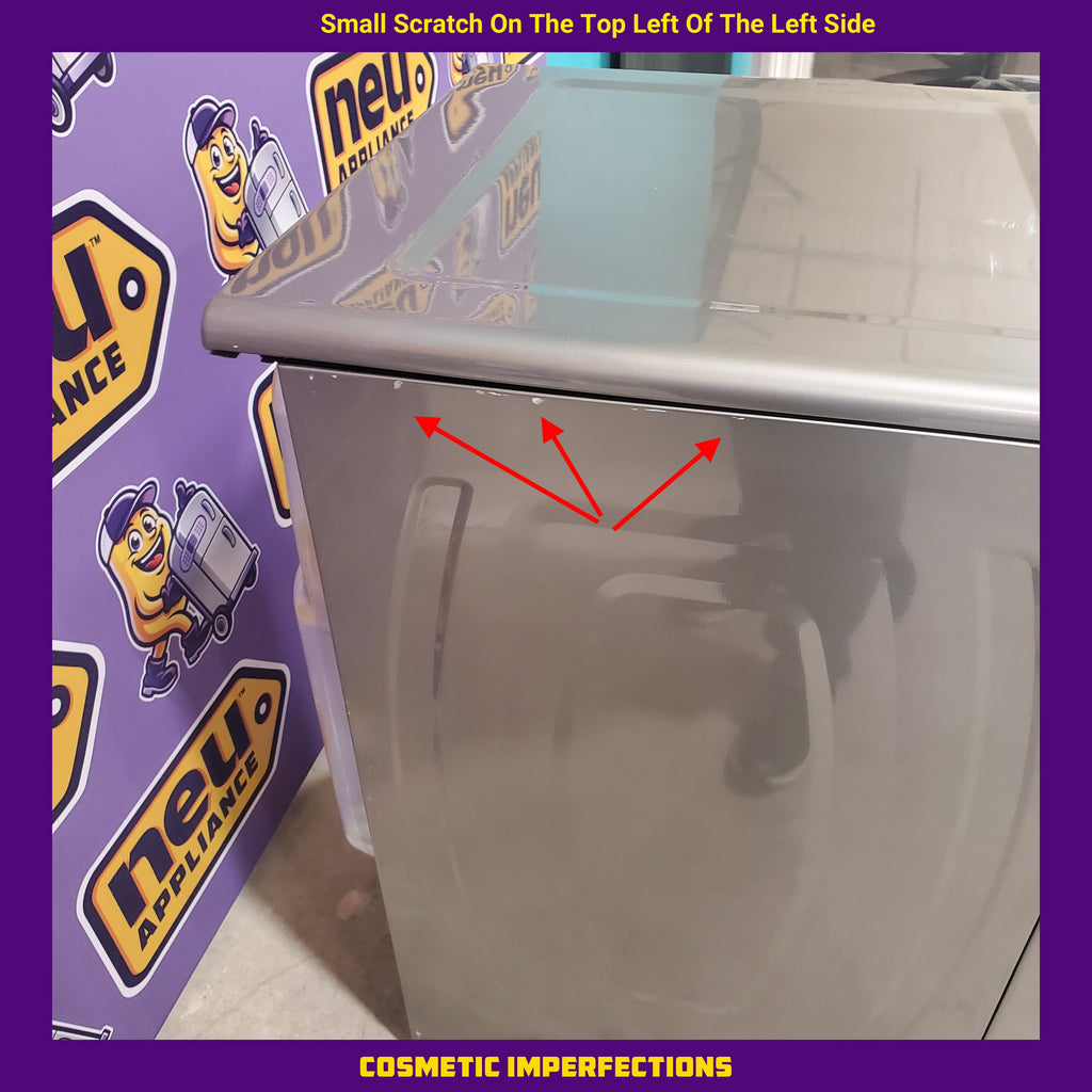 Pictures of Chrome Shadow Whirlpool 7.4 Cu. Ft. Electric Wrinkle Shield Dryer with Steam WED6605MC - Scratch & Dent - Minor - Neu Appliance Outlet - Discount Appliance Outlet in Austin, Tx