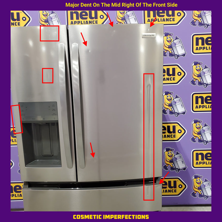 Frigidaire 26 Cu. Ft. Standard-Depth 4-Door French Door Refrigerator FRMS274TAV - Scratch & Dent (Major)