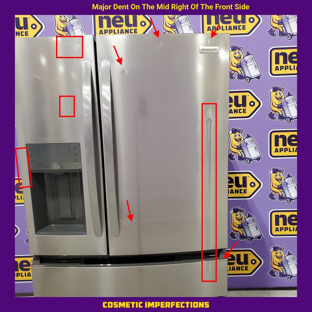 Pictures of Frigidaire 26 Cu. Ft. Standard-Depth 4-Door French Door Refrigerator 20232SD611 - FRMS274TAV - Scratch & Dent (Major) - Neu Appliance Outlet - Discount Appliance Outlet in Austin, Tx
